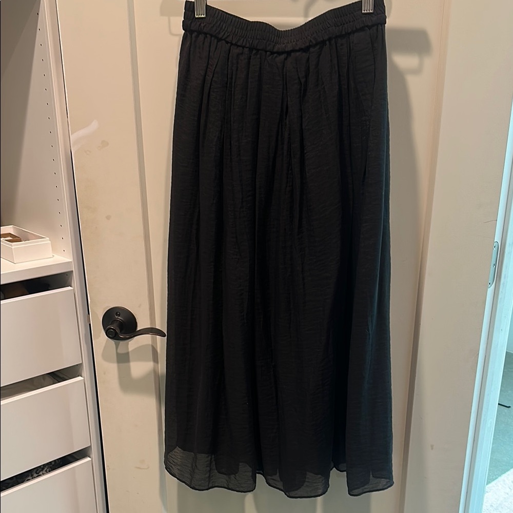 Elegant Black Maxi Skirt